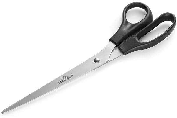 Durable 177401 Ciseaux standard, 25 cm (10 pouces), noir