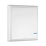 ★【Ahorra Energía】Ahorra energía. El consumo en espera 0W para el interruptor, la batería estándar CR2032 puede funcionar durante mucho tiempo.
