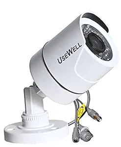 USEWELL Wired 1080p HD 2MP Security Camera, White