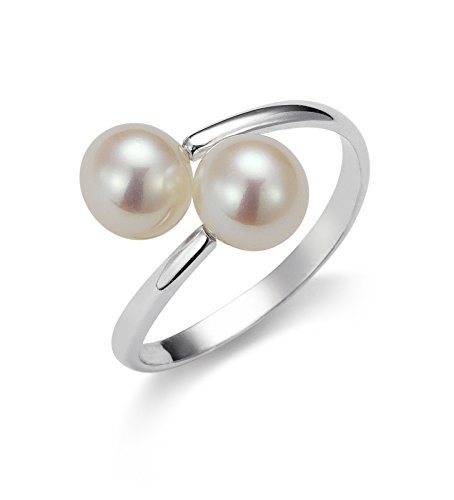 Adriana Damen-Ring Gelato 925 Silber rhodiniert Swasser-Zuchtperle Gr. 54 (17.2) grenverstellbar - AGR1-Gr.54