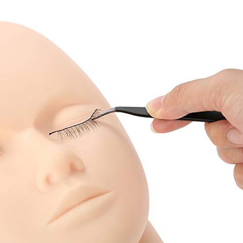 Preisvergleich Produktbild 6 Stücke Wimpernverlängerung Set, Wimpernverlängerung Praxis Set, Professionelle Kopf Modell Lippen Make-Up Wimperntransplantation Training Tool Kit für Make-Up Praxis Wimperntransplantation für Make