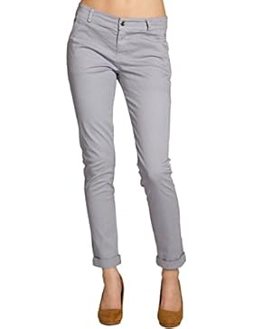 CASPAR KHS037 Damen Baumwoll Chino Hose Skinny Fit