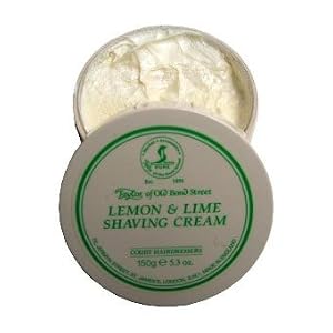 Taylor of Old Bond Street Lemon and Lime Shaving Cream Screw Tread Pot 150gr - Image 2