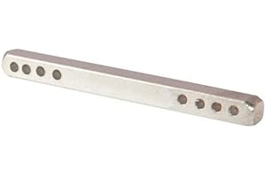 Alpertec - Carré percé 7x80mm - 2 pièces