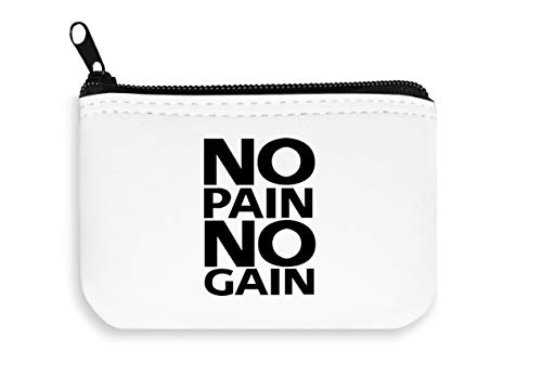 Preisvergleich Produktbild No Pain No Gain Zipper Wallet Coin Pocket Purse Brieftasche