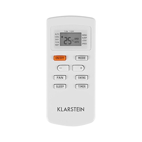 Klarstein • Frostik 12 • Fenster-Klimaanlage • Fensterklimagerät • Klimagerät • kraftvolle 12000 BTU / 3,7 kW Kühlleistung • 3 Betriebsmodi • Timer • 4-stufig integrierter Ventilator • integrierter Luftfilter • inkl. Fernbedienung • Kältemittel R32 • weiß - 8