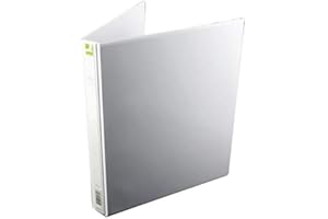 Q-Connect KF01325Q Presentation 4D-Ring Binder 25mm A4 - White (Pack of 6)