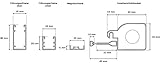 JAROLIFT Insektenschutzrollo für Türen – Rollo vertikal – 125 x 220 cm – Farbe weiß - 3
