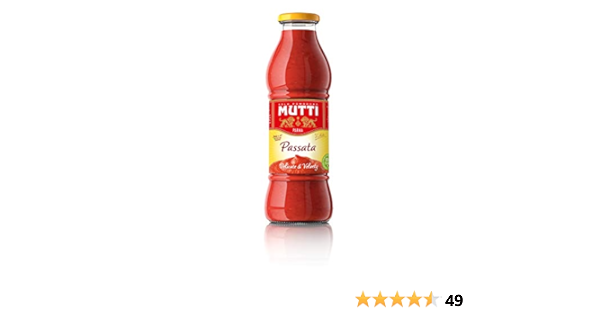 Mutti Passata Sieved Tomatoes 700g Pack Of 12 Amazon Co Uk Grocery