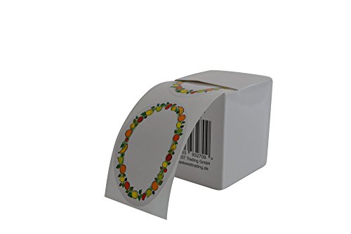 Einmachetiketten 100Stk. in Spenderbox, selbstklebend für Marmelade, Einmach- und Gewürzgläser - 3