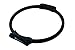 Pilates Ring 38cm schwarz mit anatomischen Polstern