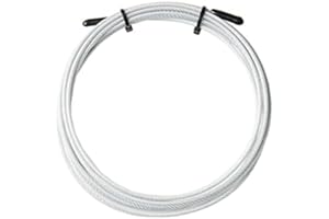 PICSIL - Câble de Rechange pour Corde à Sauter, Acier Tressé avec Revêtement PVC, Longueur 3 m et Épaisseur 2,5 mm, Compatible avec la Plupart des Marques