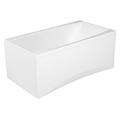 CERSANIT Baignoire rectangulaire encastrable en acrylique 140x75 + tablier central