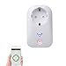 Produktbild Smart Wifi Plug Wireless Steckdose Wireless Control Ihre Elektronik von überall mit Free IOS / Android APP, Fernbedienung, Timing Funktion Control Electrical, White