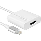 8-pin Lightning To HDMI Adapter,SanboH® High Definition 1080P Audio Video Converter Cable,Compatible with iPhone7/7Plus5/5s/6/6s/6plus/6splus