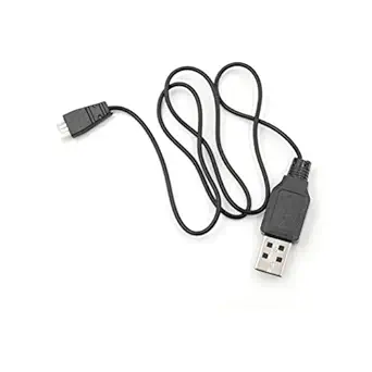 INVENTO 3.7v 1 Cell Lipo Battery Usb Charger Cable Cord for Syma X5/x5c/h107l/h107c/rc Drots - 0.5 Meter, Black
