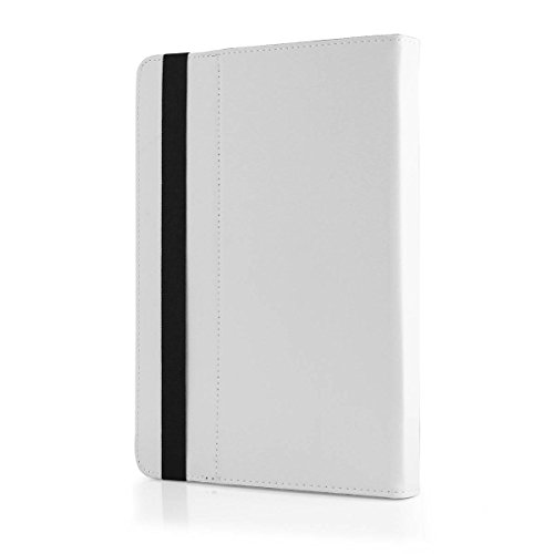 OOH!COLOR® Weiß UNIVERSAL Tablet Tasche für jeden 10 Zoll Bildschirm Tablet mit SFO004 Fußball Sport Motiv Hülle Kunstleder Muster Flip Case mit Standfunktion - 7