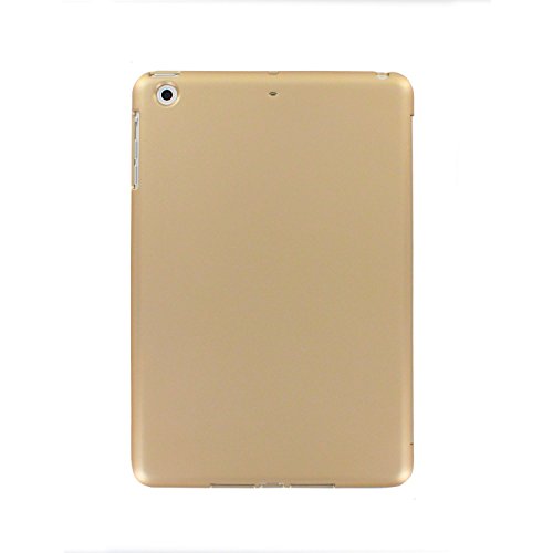 Khomo iPad Mini 1, 2, 3 Hülle Case Golden Gehäuse mit doppelten Schutz ultra dünn und leicht, Smart Cover – Dual Gold - 6
