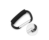 Kinderwagan-Hanken – 2pcs Strong Buggy Karabinerhaken Mummy Clip Pram Buggy Einkaufstasche Halter – 14cm - 5