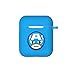 Price comparison product image KEHUITONG Airpods Cover 1/2 Generation, Avengers Theme Wireless Bluetooth Headset, headphones essential (Color : Blue)