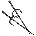 Playwell Deluxe Martial Arts Adults Rubber Training Sais (sai) 19.5"