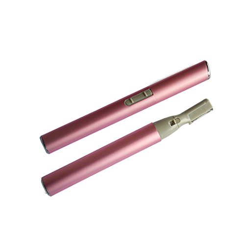 inkint Portable Pen Design Bikini Eyebrow Shaper / Electric Hair Epilator Trimmer Shaver Razor for Ladies Body Hair Removal with Comb Attachment