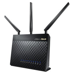 Asus Routeur - ASUS RT-AC68UF - Routeur sans fil Dual Band Wi-Fi AC1900 (AC1300 + N600) + 4 ports LAN 10/100/1000 Mbps