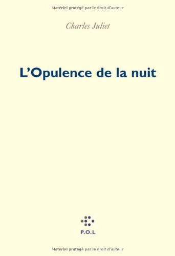 couverture de : L'opulence de la nuit