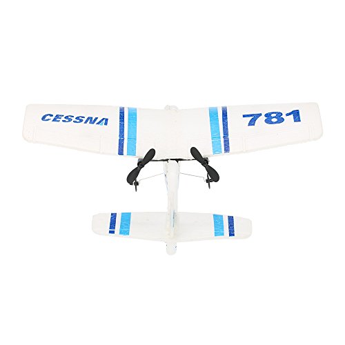 GoolRC Mini Remote Control Airplane RTF RC Aircraft Drone with 2.4G 2CH Control RC Flying Aircraft for Indoors/Outdoors Flight Toys(Blue)