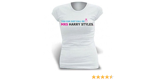 Mrs Harry Styles T-Shirt (16 XL, White 
