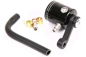 NEWLAND2019 CNC Universal Motorcycle Front Wheel Brake Fluid Oil Reservoir Master Cylinder for Honda Kawasaki Suzuki Yamaha Sport Bike Street Bike (Black)