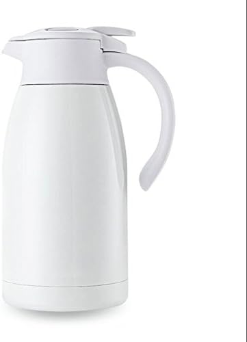 cup ZHAOJING Insulation Pot Household Stainless Steel Large Capacity Water Bottle Tea Kettle 1.9L (Color : White)