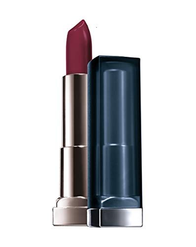 Maybelline New York Barra de Labios Hidratante Mate Color Sensational, Tono 975 Divine Wine