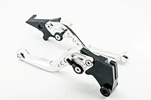 OLGA Yamaha FZ16 FZS FAZER Moxi Original Short Adjustable Brake Clutch Lever (Silver)