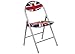 Cool Britannia Union Jack Folding Chair with Padded Back and Seat