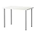 Produktbild Ikea LINNMON/ADILS – Tisch, weiß, silberfarbig – 100 x 60 cm