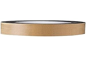 Craftelier - Ruban de papier adhésif pour carton, encadrement et reliure de vos projets de scrapbooking et autres travaux manuels | Taille 2,5 cm x 50 m - Couleur marron kraft