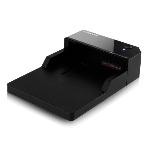 Seatay Plastik Werkzeug Frei Superspeed USB 3.0&3.1 Docking station für 2,5 & 3,5 Zoll SATA-I, SATA-II, SATA-III, SATA SSD und HDD Festplatten mit 12V 2A DC Netzteil – Schwarz - 4