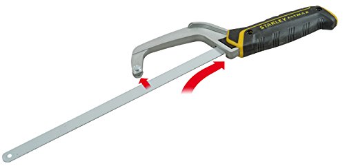 Stanley Mini-Metallsäge „Junior“, einstellbare Länge, 300mm Länge, Stahlrahmen mit Kunststoffhandgriff, 0-15-211 - 2