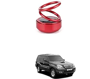 PRIKNIK Solar Energy Rotating Car Perfume with Long Lasting Organic Fragrance, Feel-Good Premium Car Air freshener Compatible with Hyundai Terracan