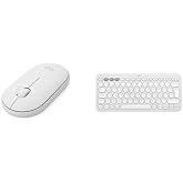 Logitech Pebble Mouse 2 ve Pebble Keys 2 K380s Klavye Seti (Beyaz)