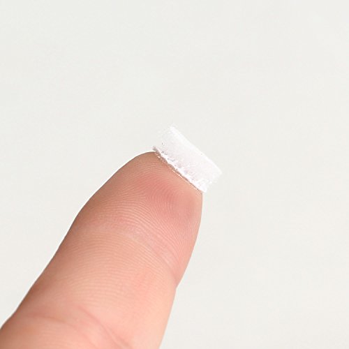 900  Piezas de velcro de HIMRY  autoadhesivas  450  pares  10  mm  1  cm  fuertes y resistentes  blanco  KXB5025