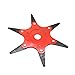 Produktbild SayHia Heavy Duty 6 Teeth Brush Cutter Blade Trimmer, Manganese Steel Mower Grass Trimmer Head Brush Cutter Blade Garden Lawn Machine Accessories Garden Power Tools