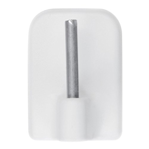 De-Plastik 1801 111 Gardinenhaken / 24 x 17 mm / weiß / 20er Set