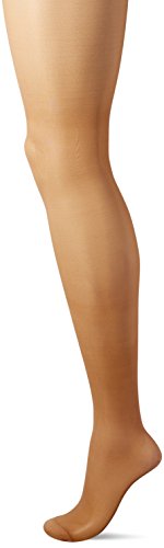 L'eggsWomen's Sheer Energy Control Top Reinforce Toe Pantyhose