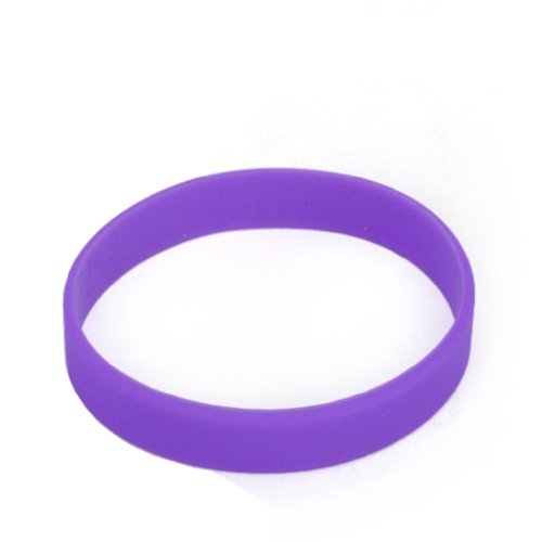 (Preis / Stück) blank Silikon-Armbänder, silicone wrist band bracelet, Silikon-Armband - 4