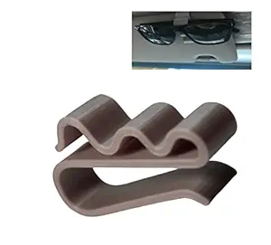 A2DSM [Pack of 2, Grey] Car Sunglass Holder Eyeglasses Storage Fastener Sun Visor Clip [Made in India]