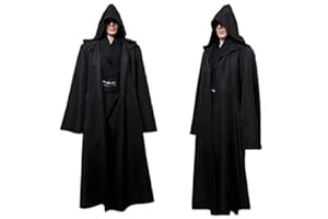 Halloween Carnaval Cape à Capuche Adulte Enfant Robe Médiéval Prince Princesse Longue Pèlerine de Sorcier Vampire Faucheur Prêtre Manteau à Capuchon Costume de Déguisement Mascarade Cosplay