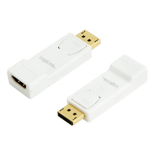 LogiLink CV0057 DisplayPort zu HDMI Adapter, mit Verriegelungsmechanismus