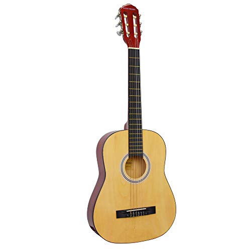 Rocket CG34N - Guitarra clásica española de tamaño 3/4